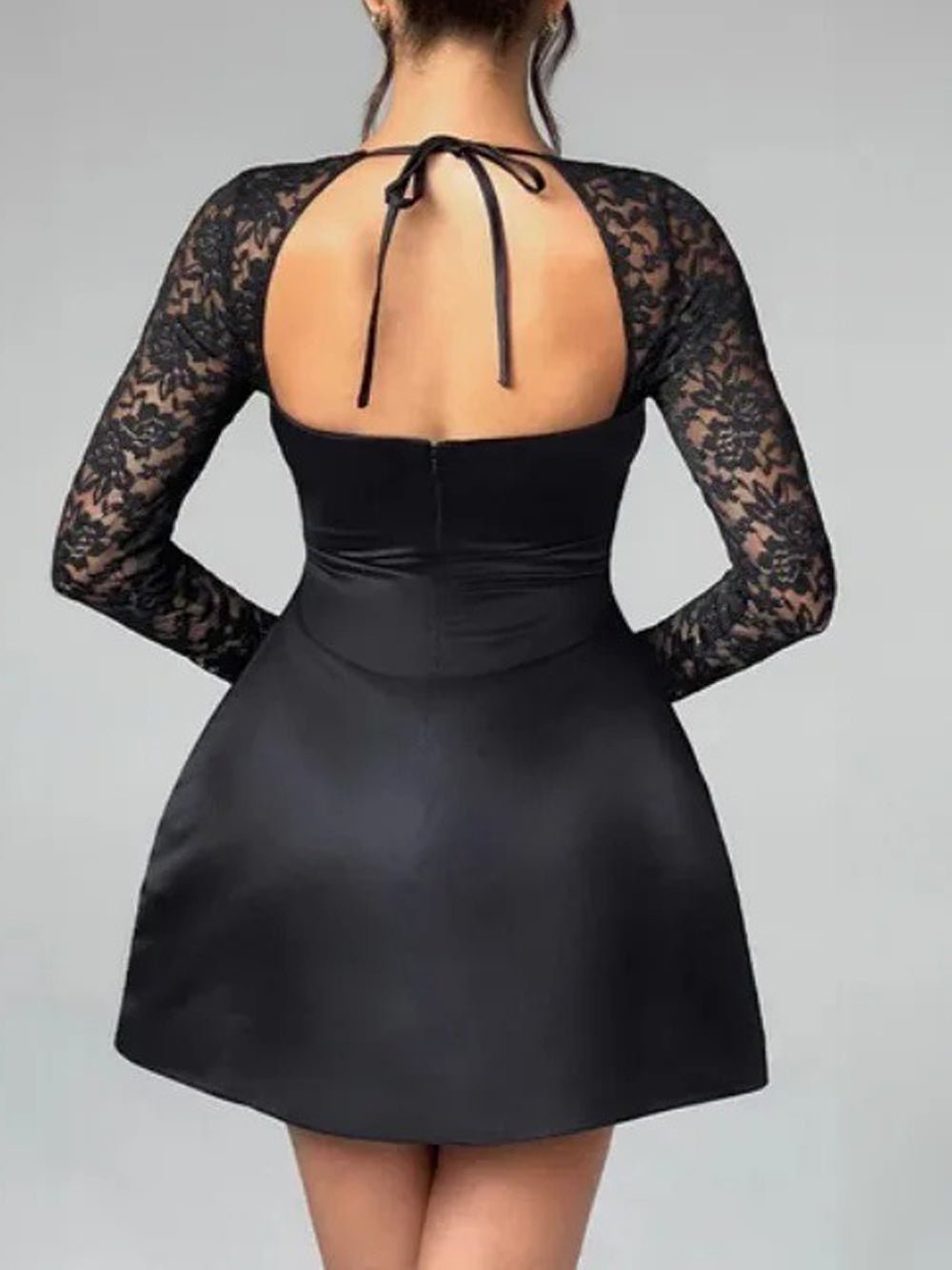 Backless Mini Dress - Fashionpara