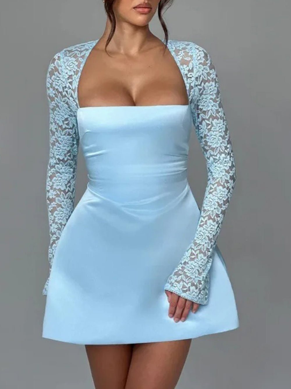 Backless Mini Dress - Fashionpara