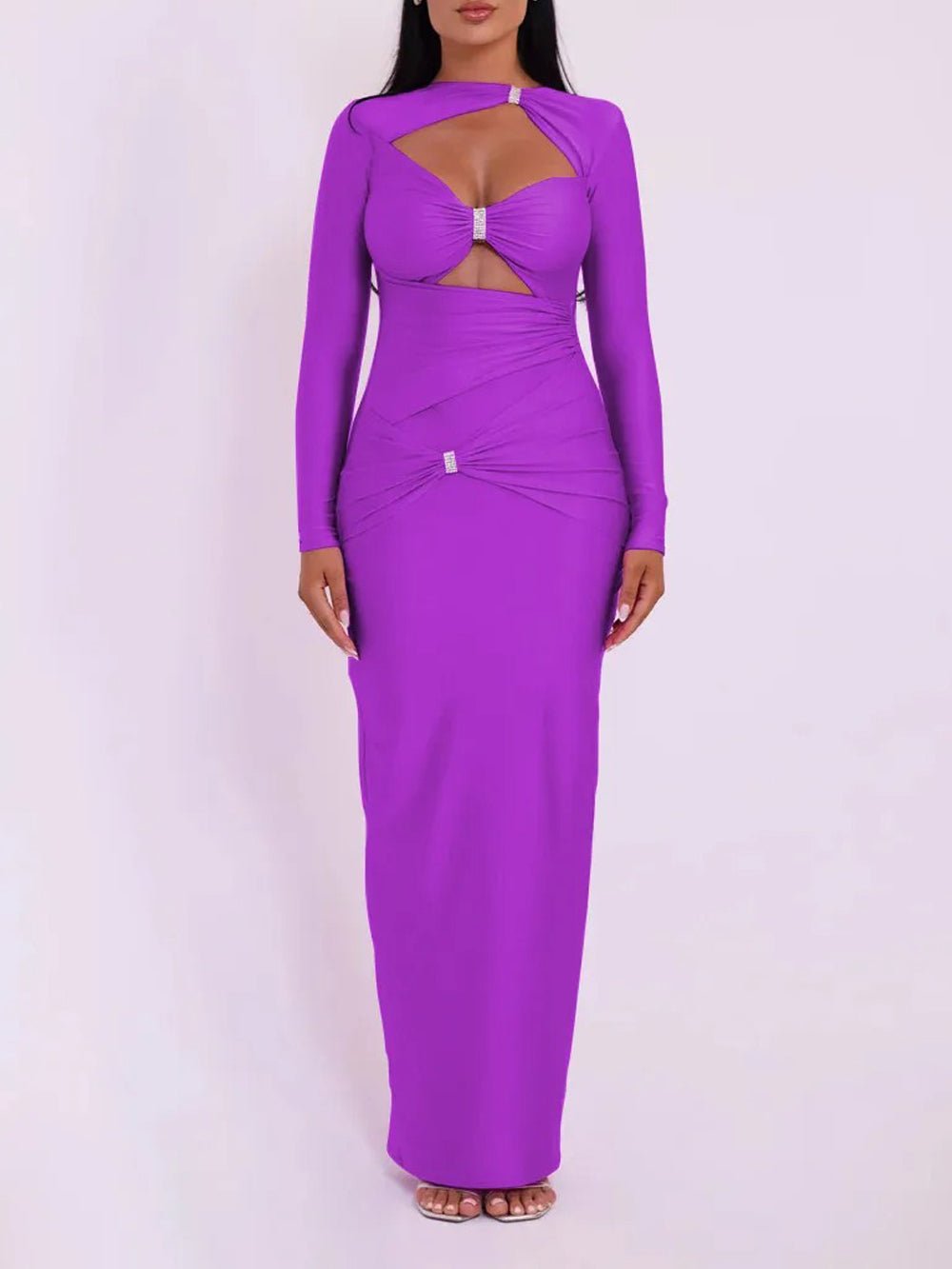 Hollow Out Maxi - Fashionpara