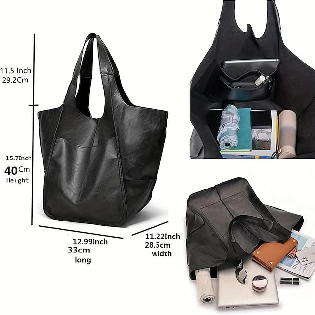 Men's PU Party Leather Bag Shoulder Handbag