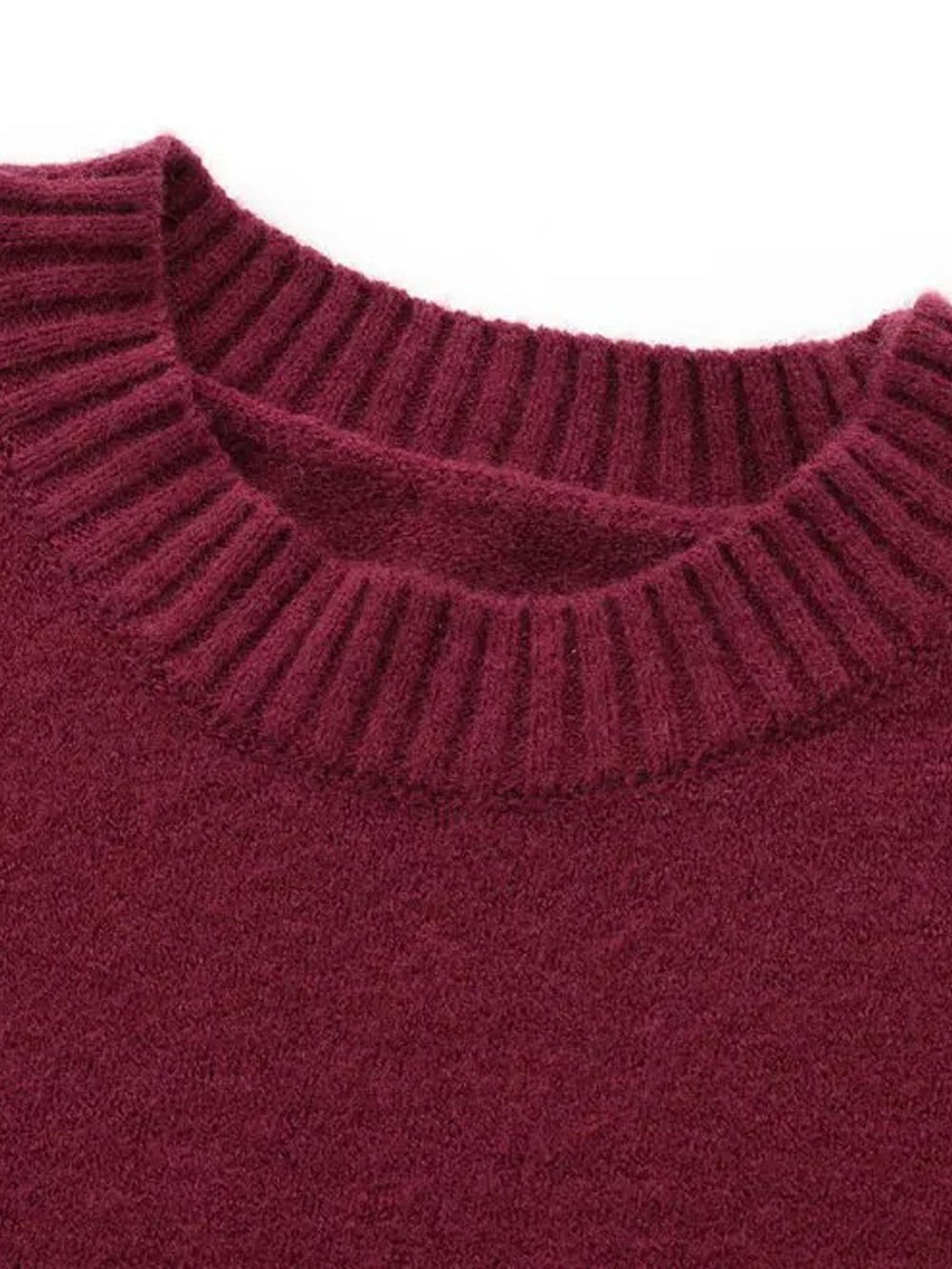 Oversized Knit Sweater - Fashionpara