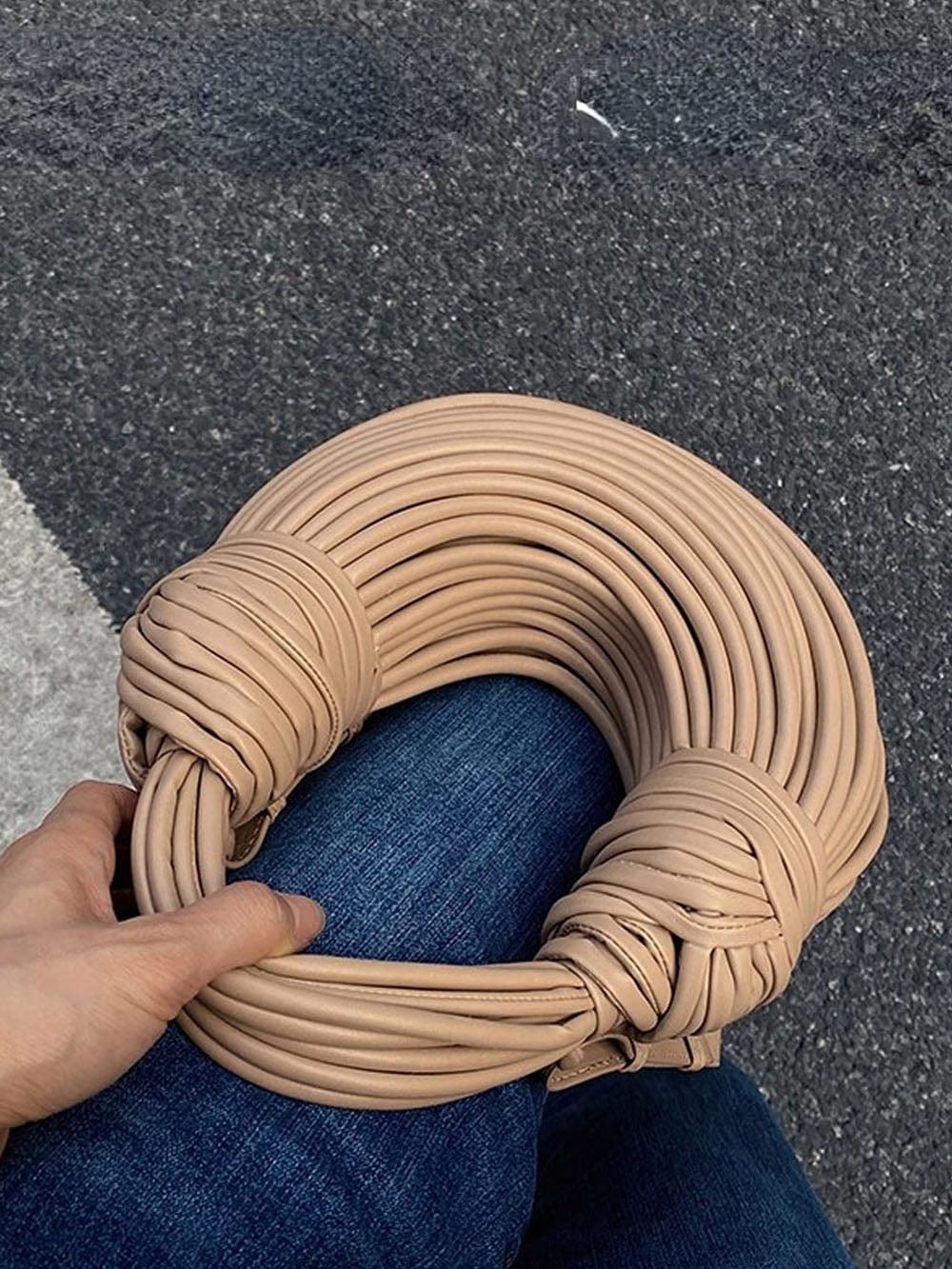 Knotted Handbag - Fashionpara