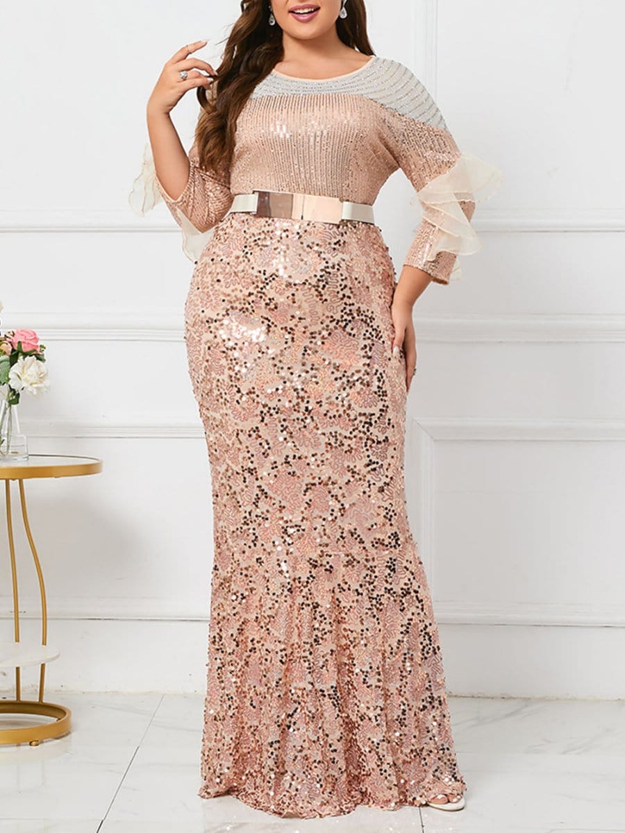 Sequin Maxi Dress - Fashionpara