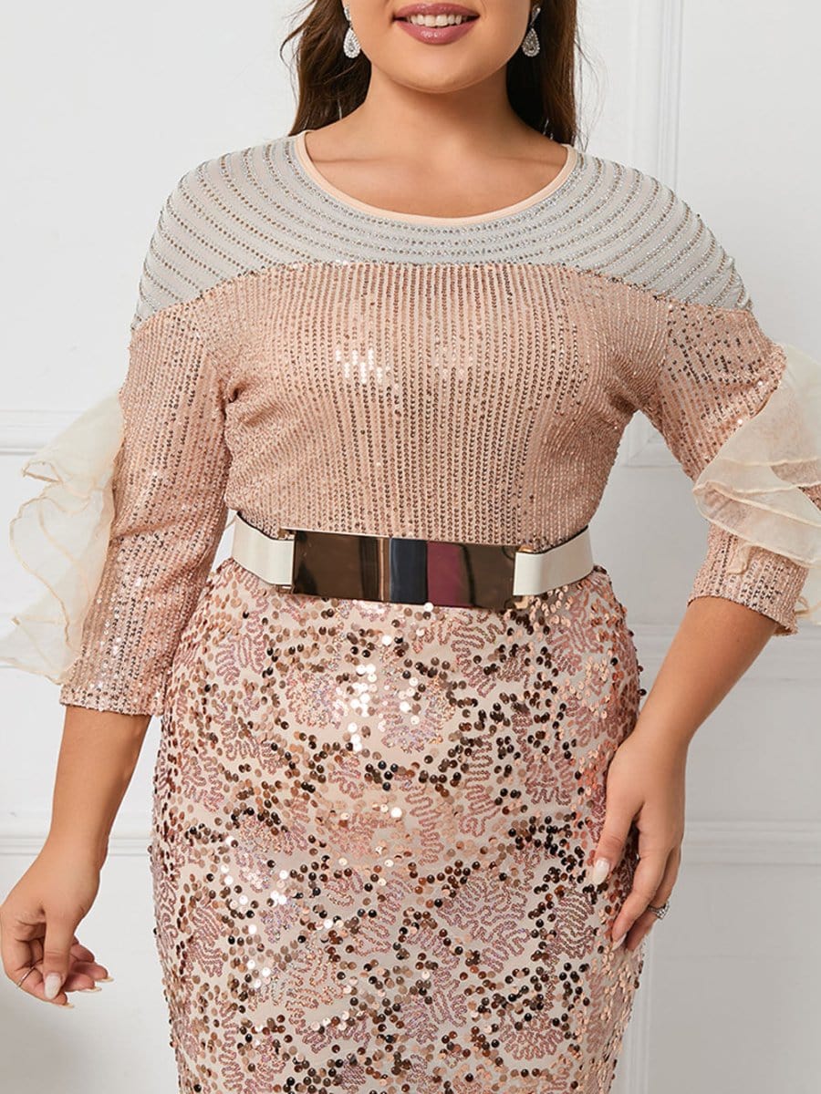 Sequin Maxi Dress - Fashionpara