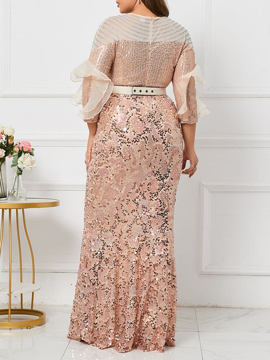 Sequin Maxi Dress - Fashionpara