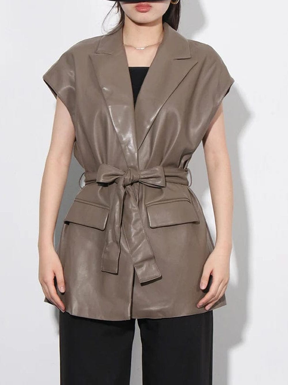 Sleeveless Casual Jacket - Fashionpara