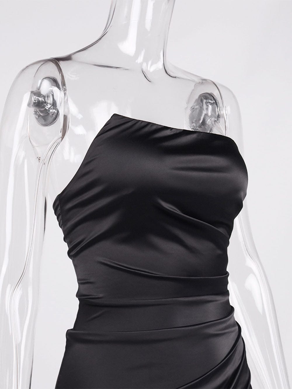 Strapless Midi Dress - Fashionpara