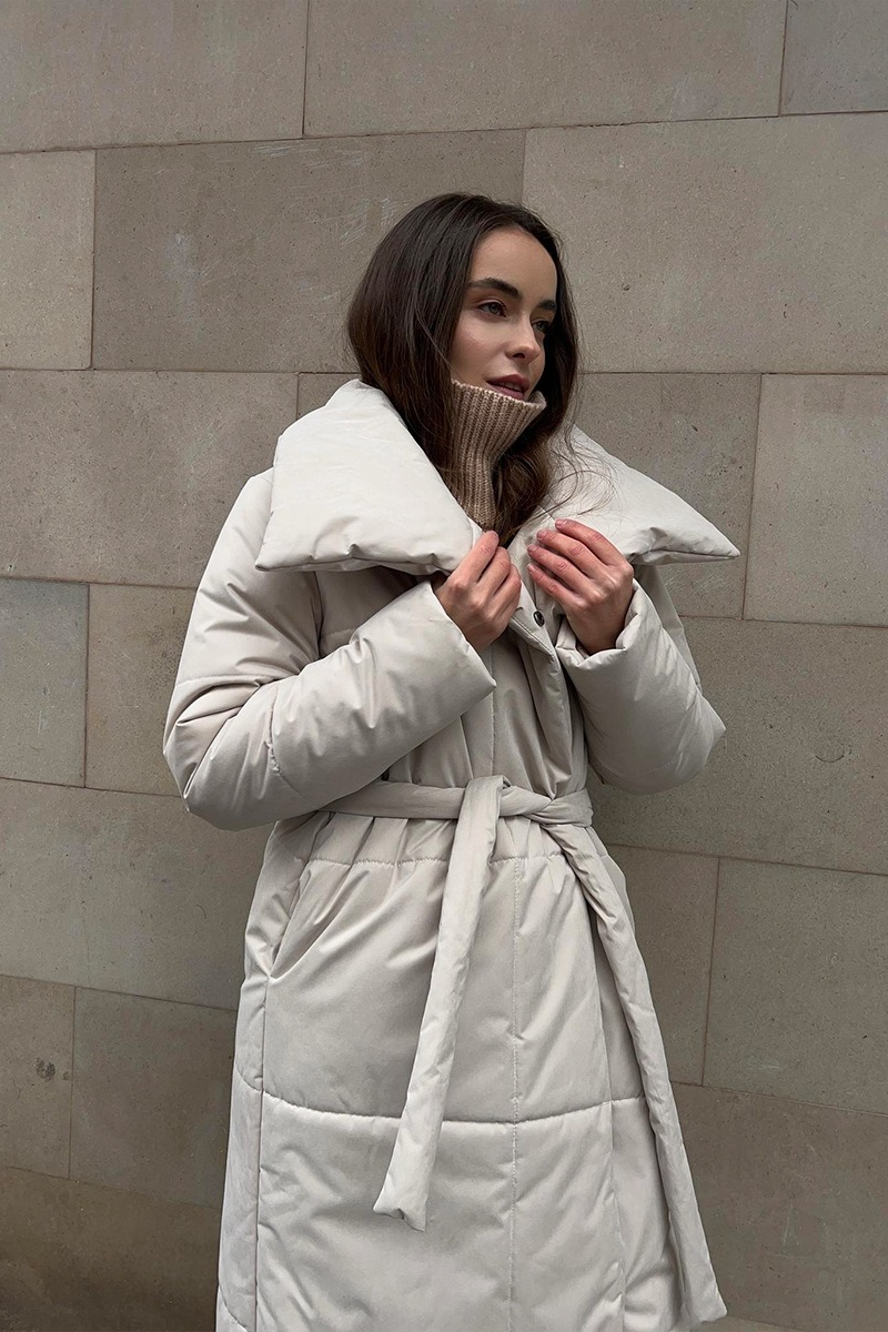 Cotton Padded Stand Collar Long Warm Loose Overcoat - Fashionpara