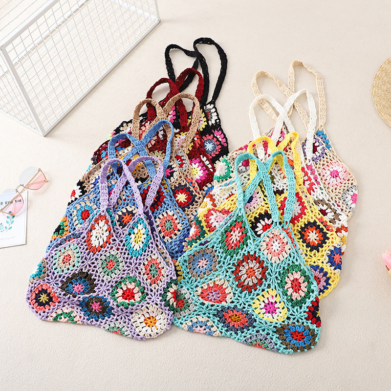 Hand Knitted Crossbody Bag