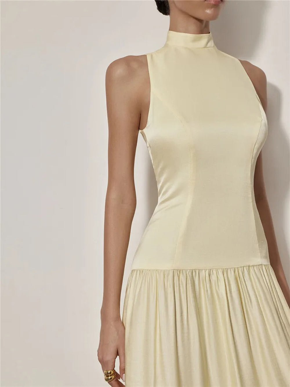 Backless Sleeveless Maxi - Fashionpara