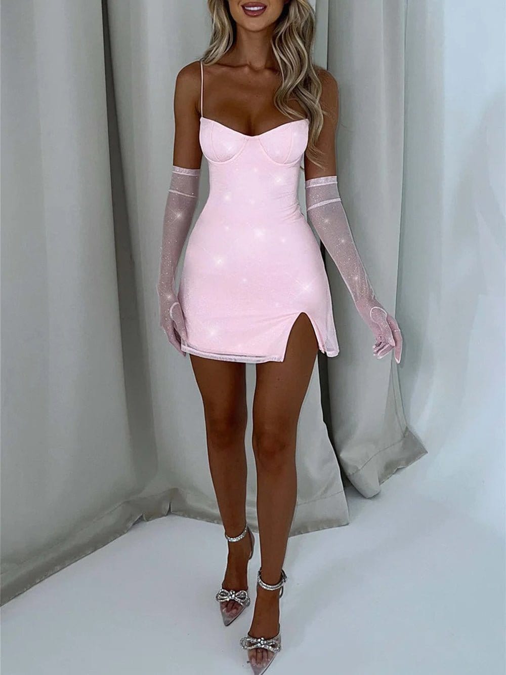 Backless Mini Dress - Fashionpara