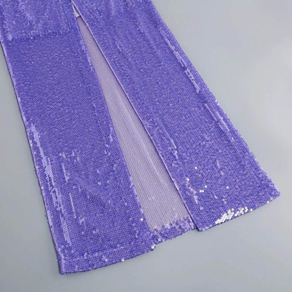 KittenAlarm - Althea Sleeveless Drape Neck Backless with Lace Up Maxi Dress