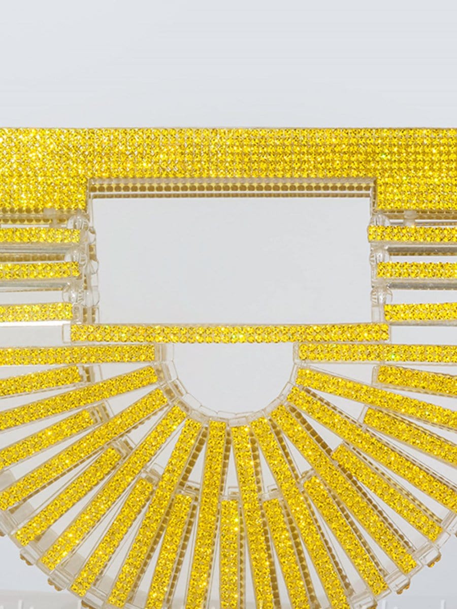 Amelia Hollow Out Half Round Crossbody Bag - Fashion Pov