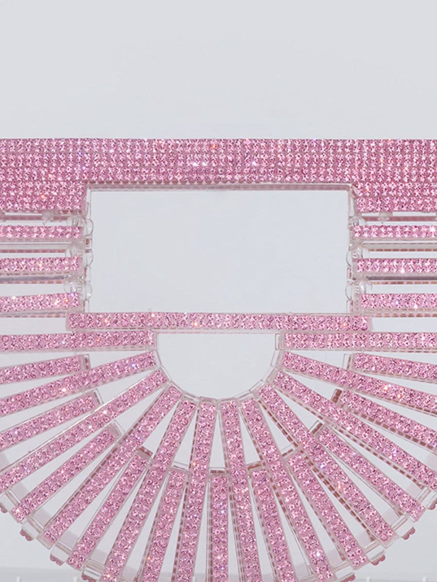 Amelia Hollow Out Half Round Crossbody Bag - Fashion Pov