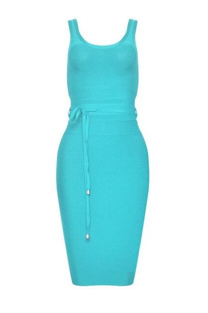 Amy Bandage Dress - Sky Blue - Fashionpara