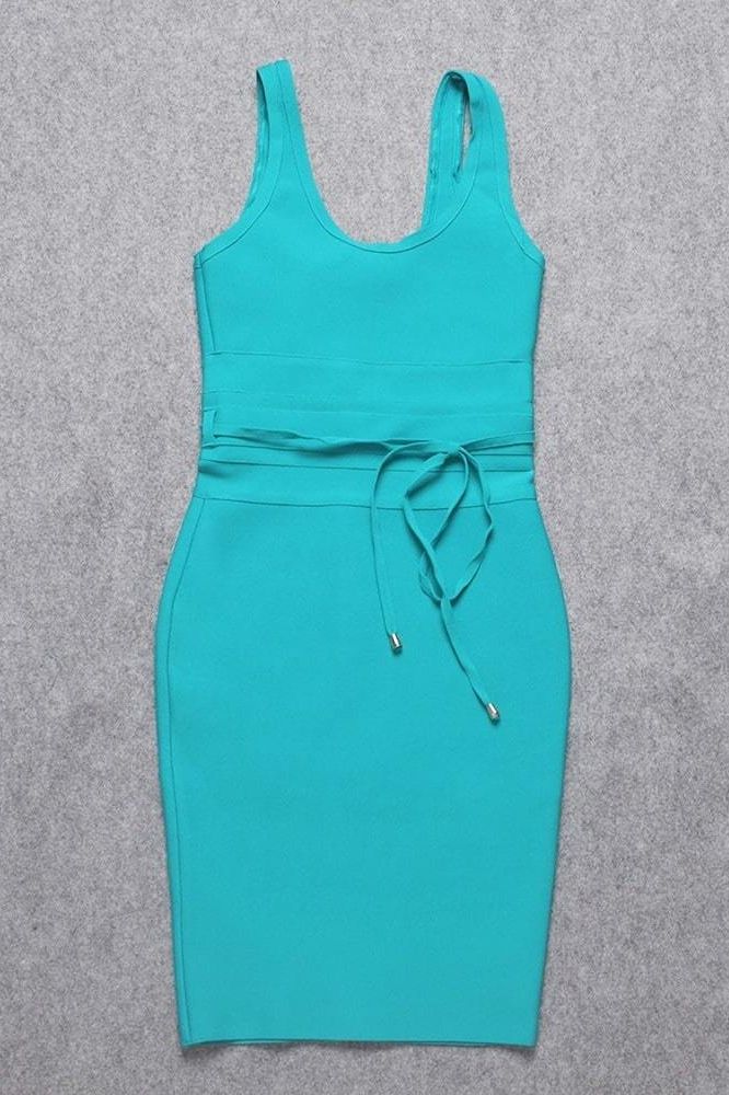 Amy Bandage Dress - Sky Blue - Fashionpara