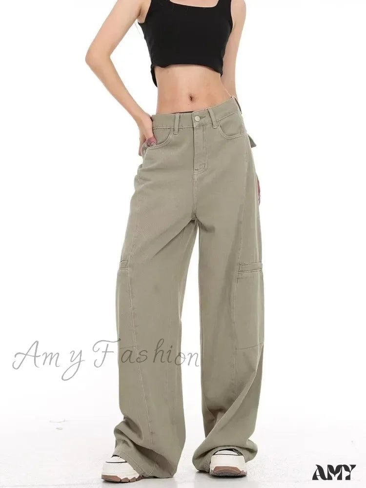 Amy Fashion - Genuine Fashionable Relaxed Slim Versatile Spring And Autumn Women's Jean