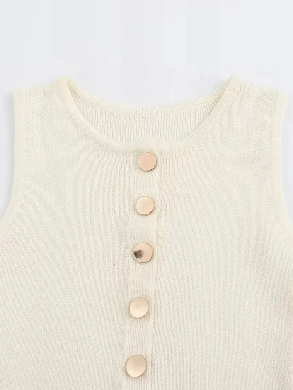 Sleeveless Midi Dress - Fashionpara