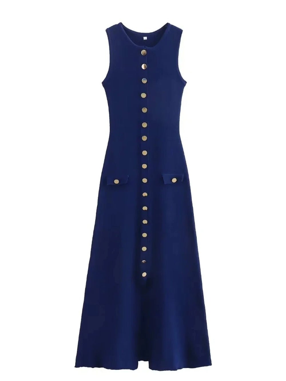 Sleeveless Midi Dress - Fashionpara