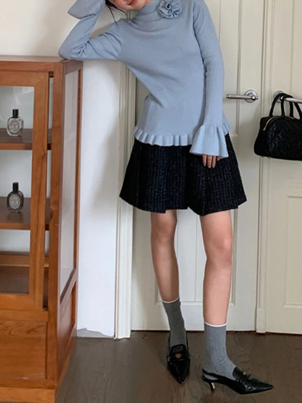 Knitted Pullover Sweater - Fashionpara