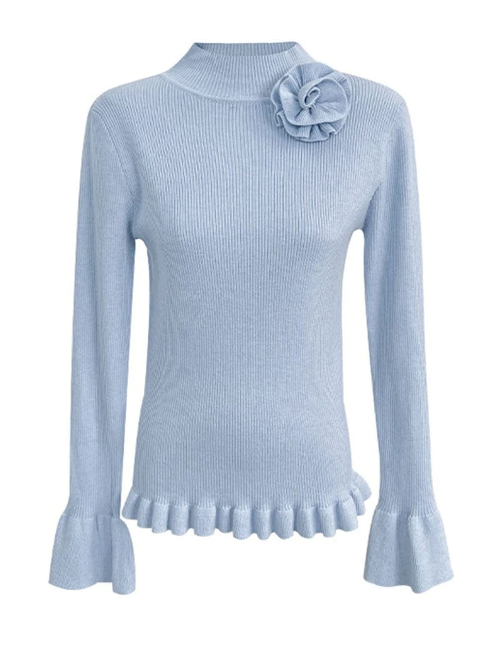 Knitted Pullover Sweater - Fashionpara
