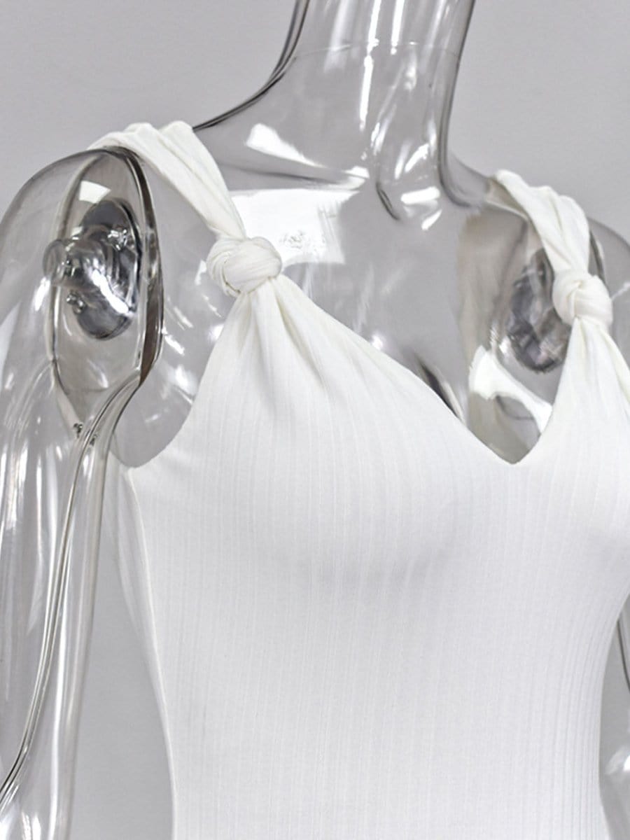 Knit Shoulder Backless