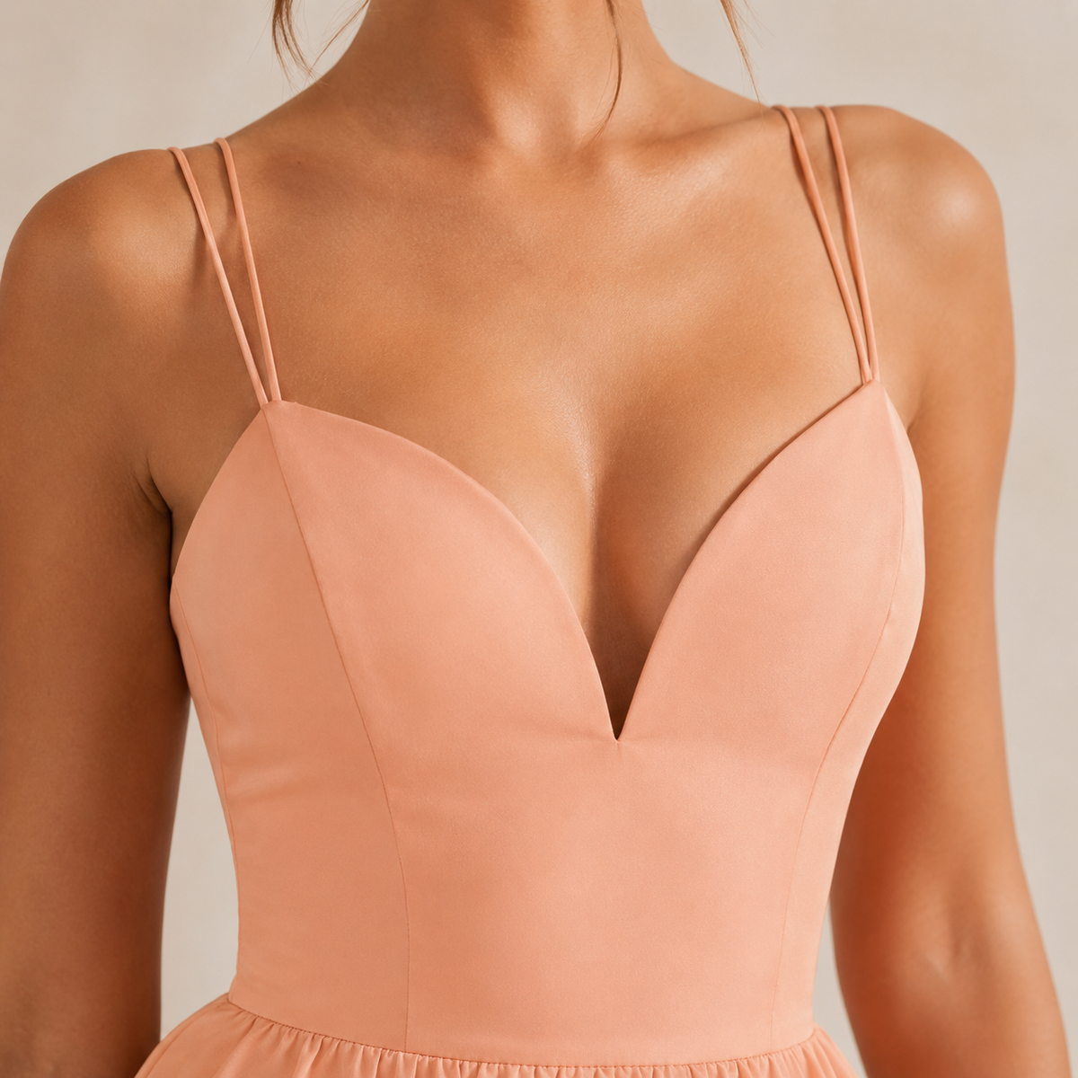 Sweetheart Double Strap Fit and Flare Midi Dress 14