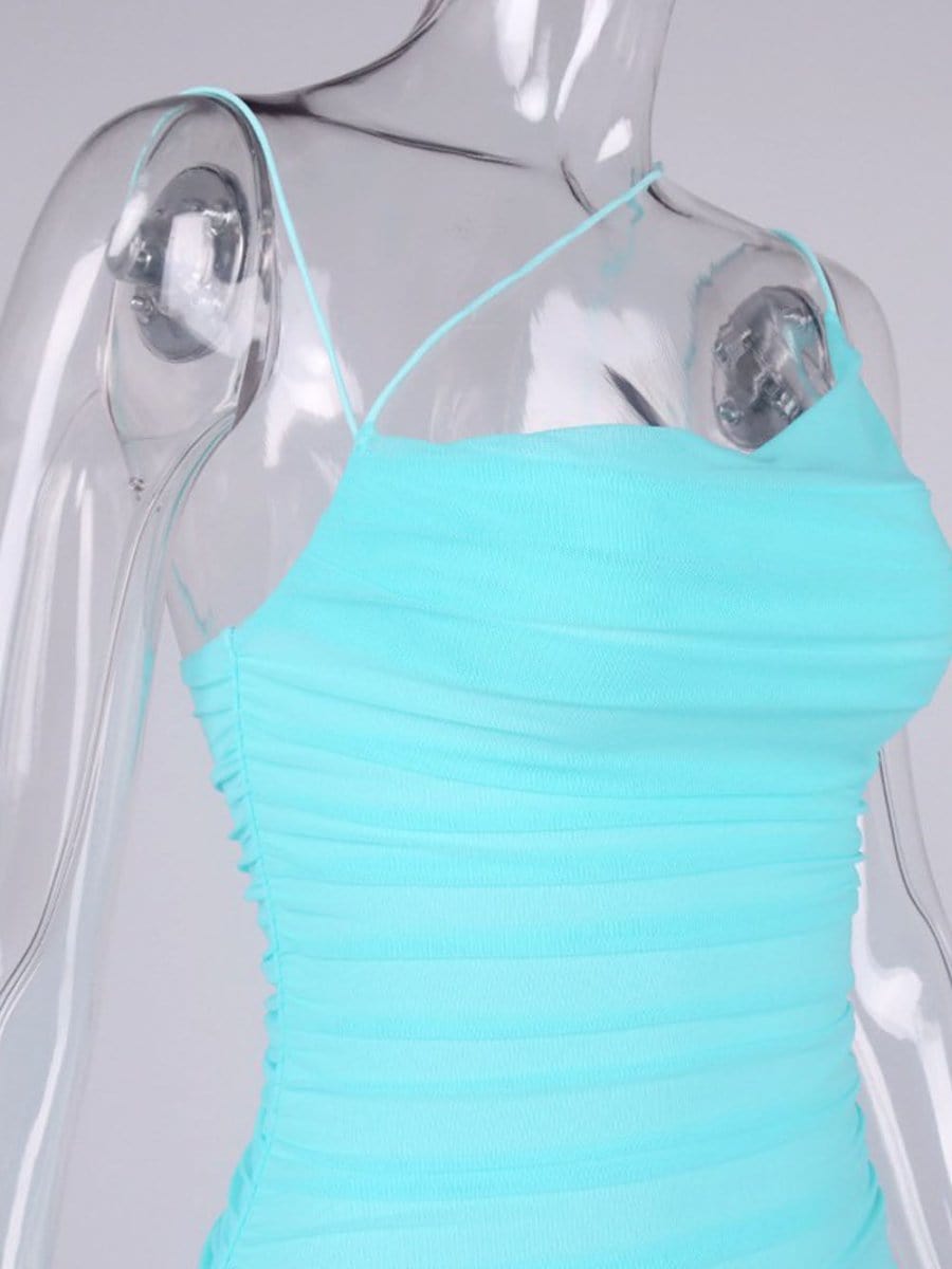 Asymmetrical Bodycon Midi - Fashionpara