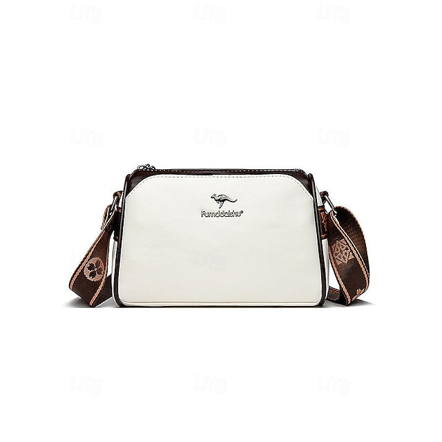 Crossbody Vintage Shoulder Bag Faux Leather