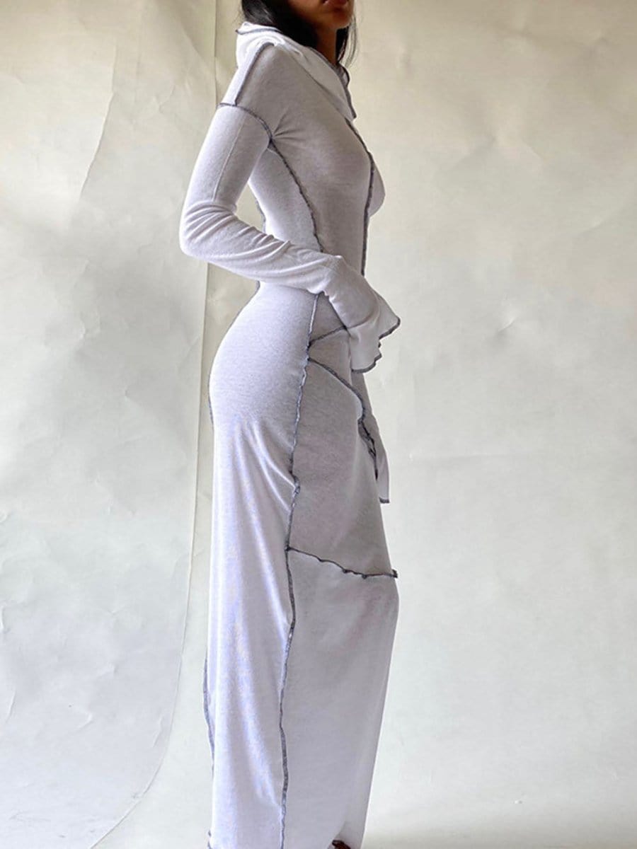 Bodycon Maxi Dress - Fashionpara