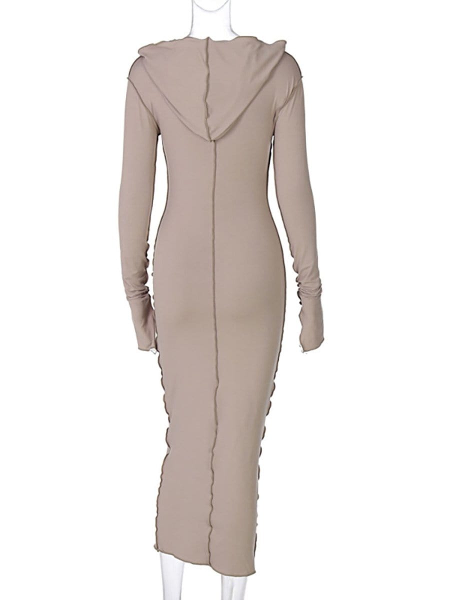 Bodycon Maxi Dress - Fashionpara