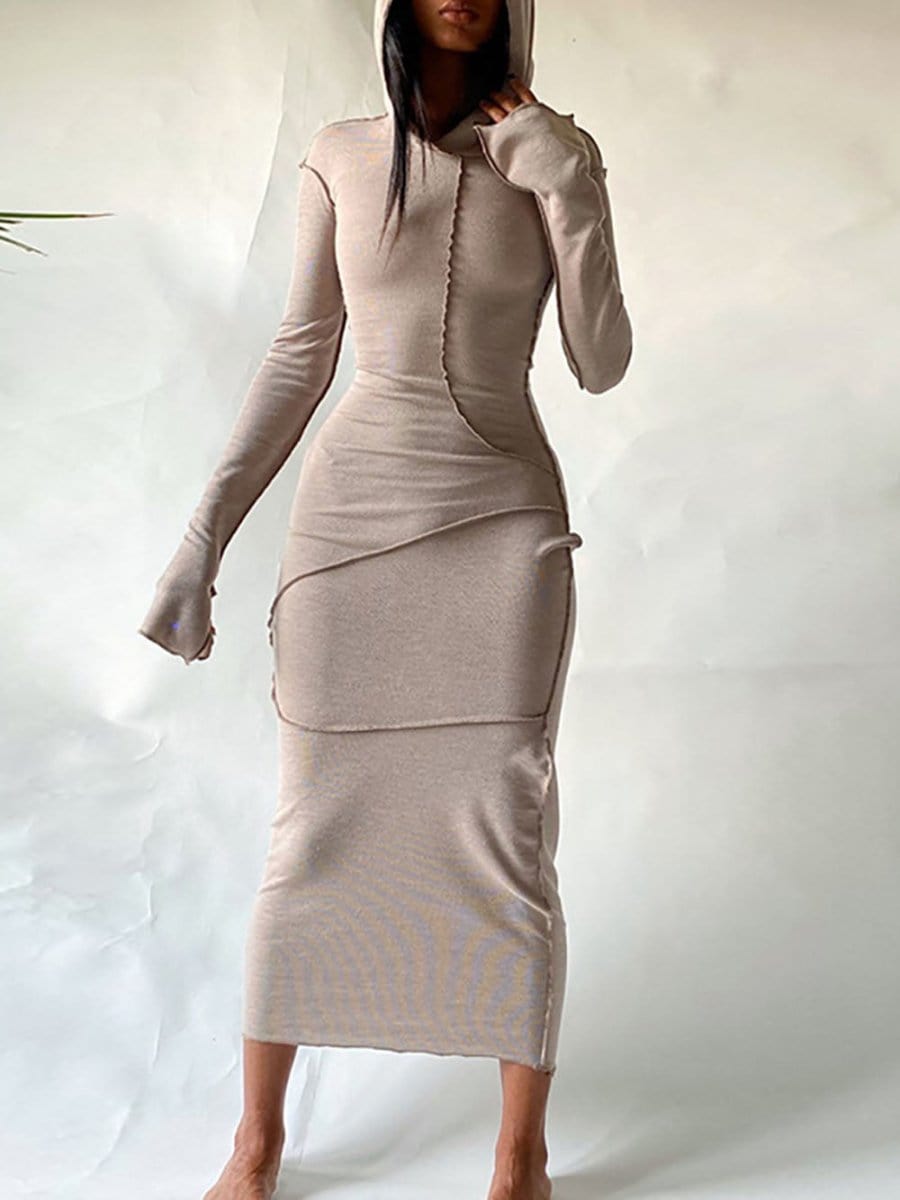 Bodycon Maxi Dress - Fashionpara