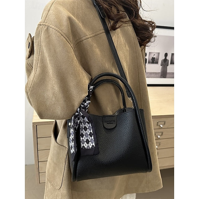 Handbag Bag Bags Shoulder Crossbody Bucket PU
