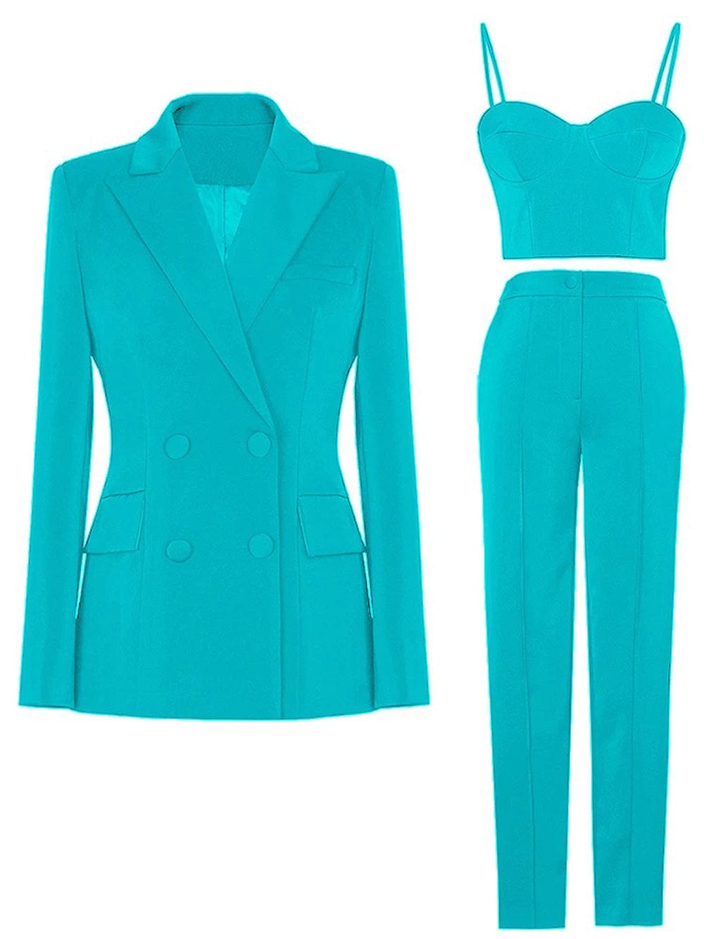 Notched Blazer & - Fashionpara