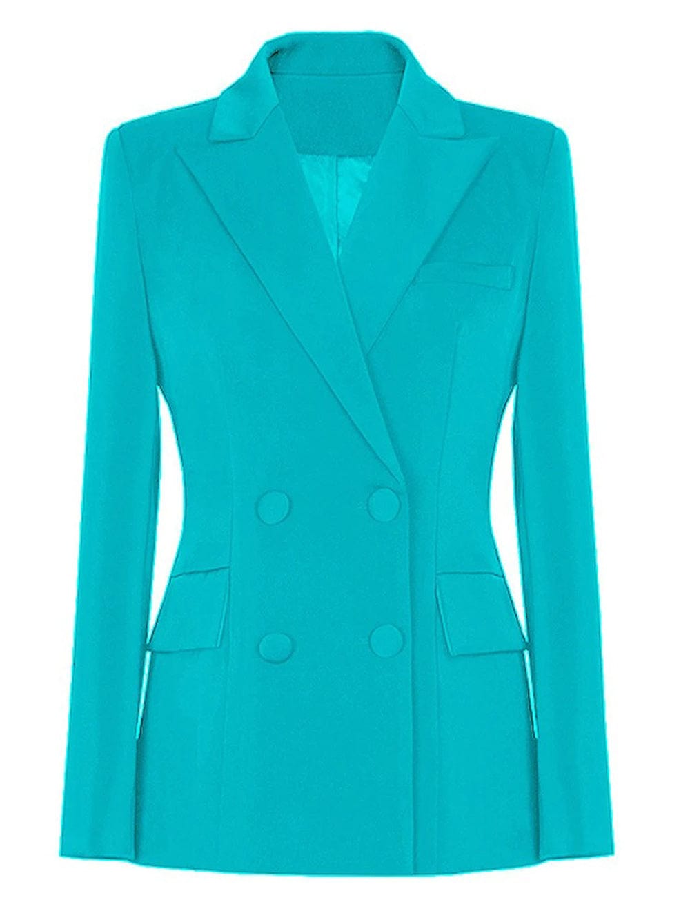 Notched Blazer & - Fashionpara