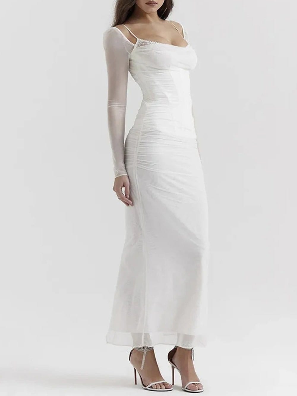 Backless Maxi Dress - Fashionpara