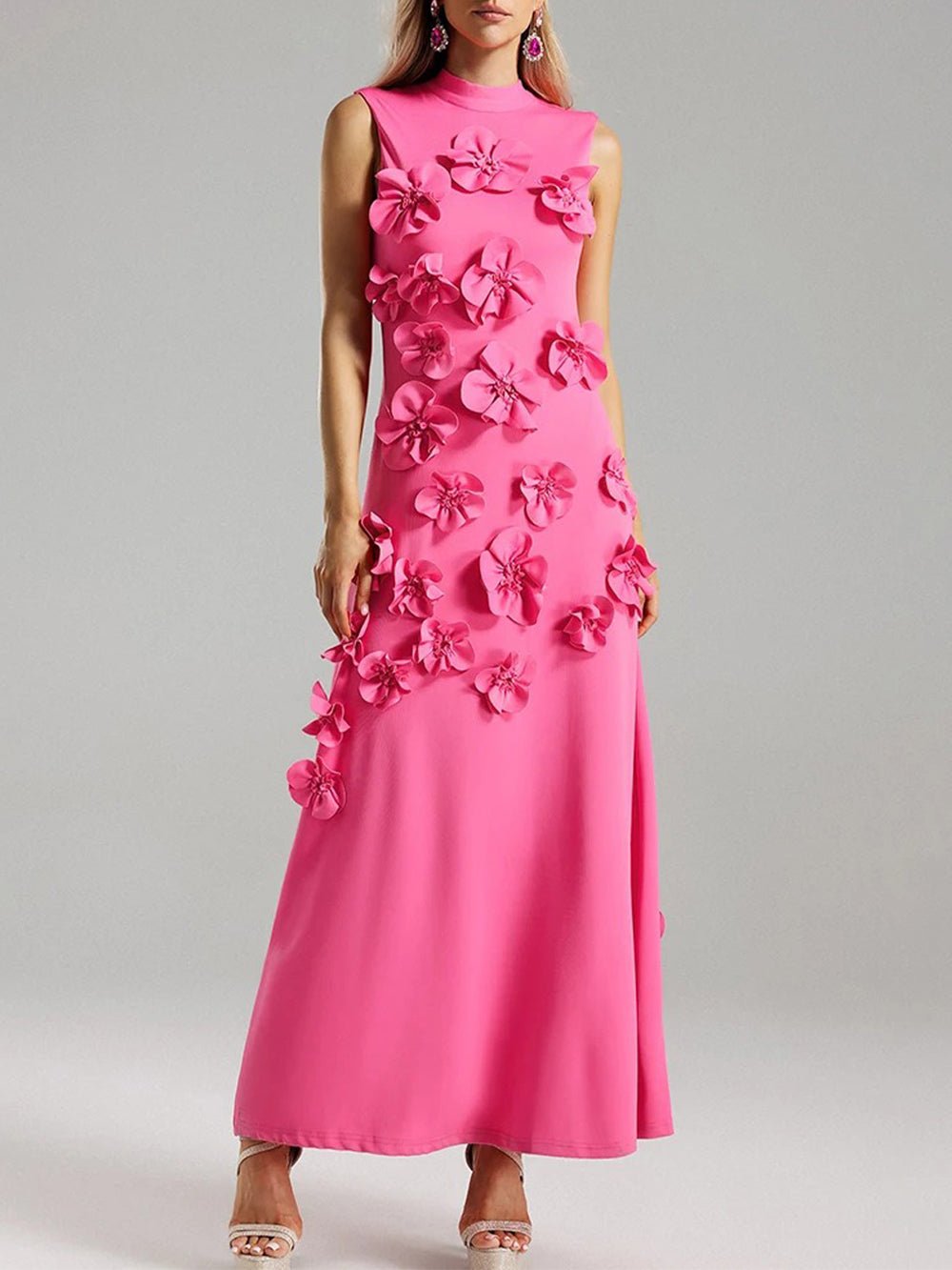 Sleeveless Midi Dress - Fashionpara