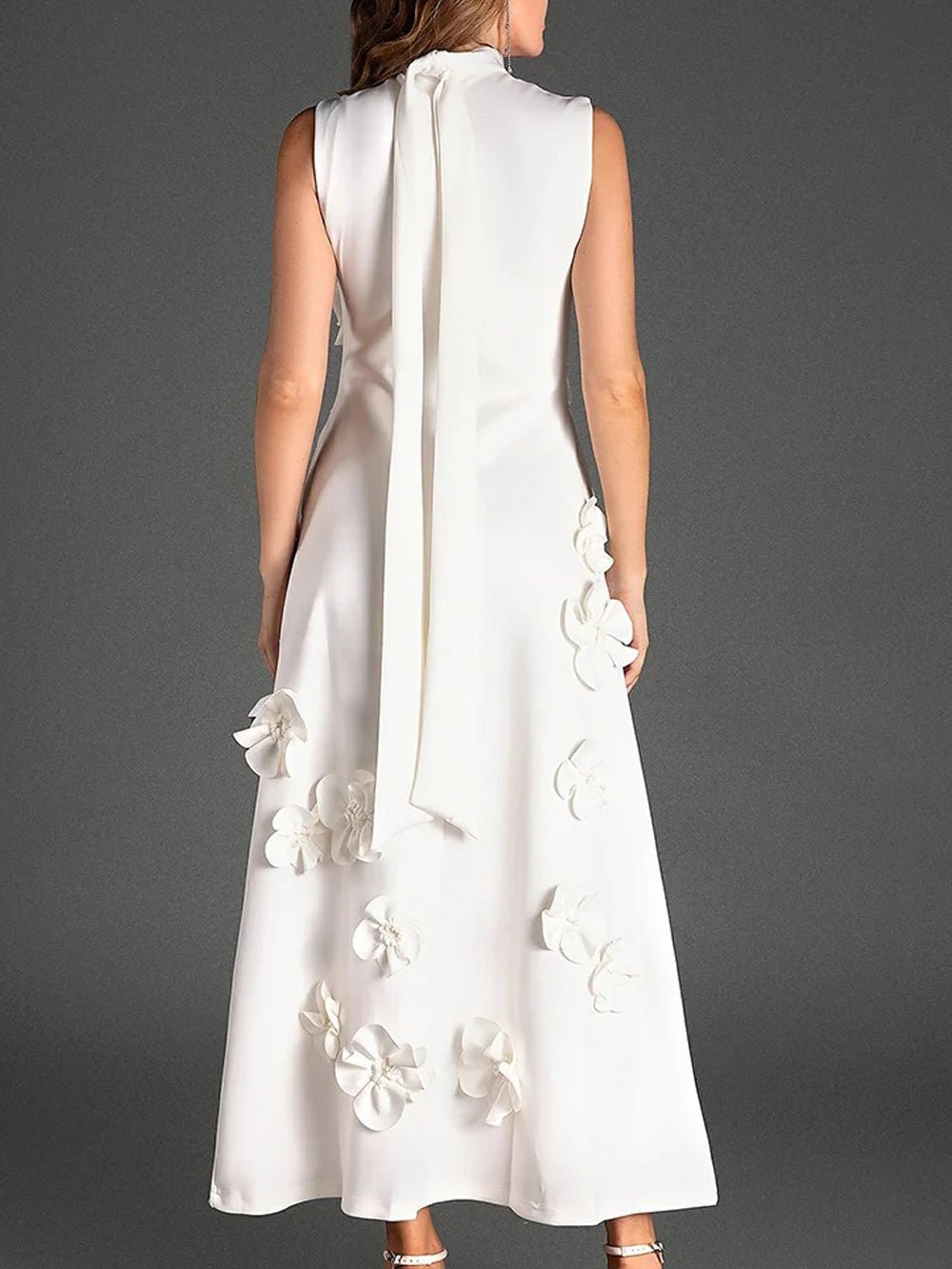 Sleeveless Midi Dress - Fashionpara