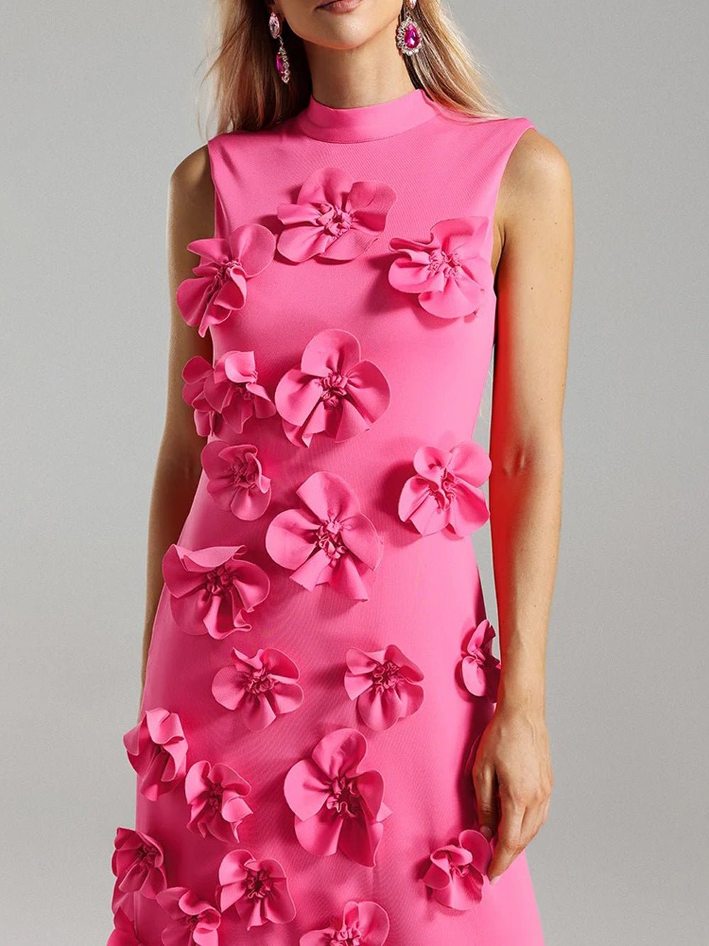 Sleeveless Midi Dress - Fashionpara