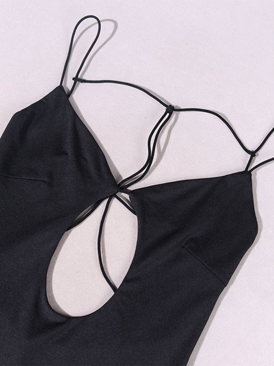 Hollow Out Backless - Fashionpara