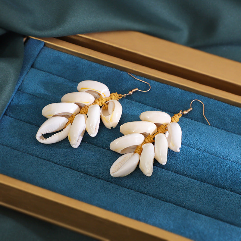 Shell Tassel Earrings