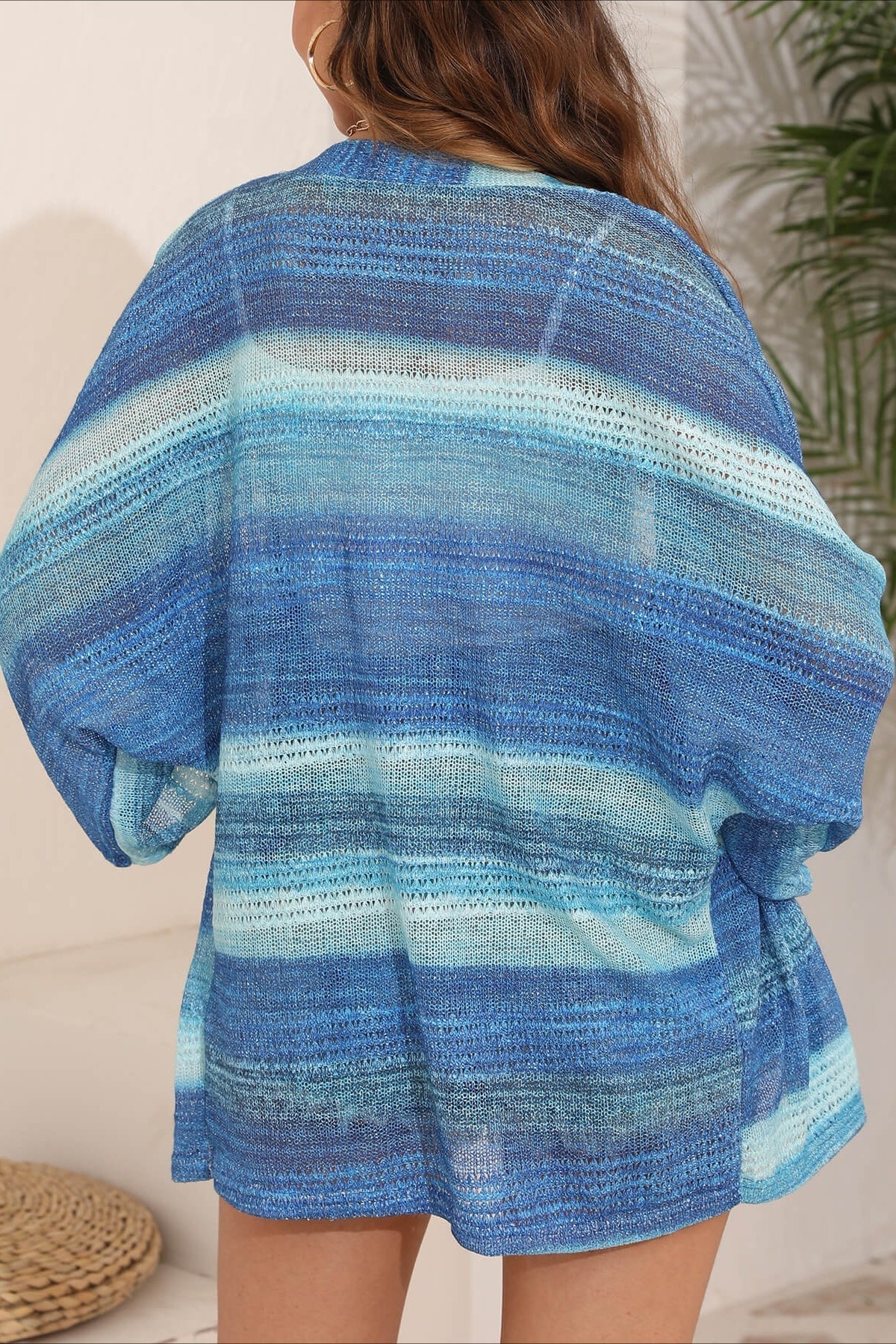 Crochet Tie Dye Relaxed Cardigan 4