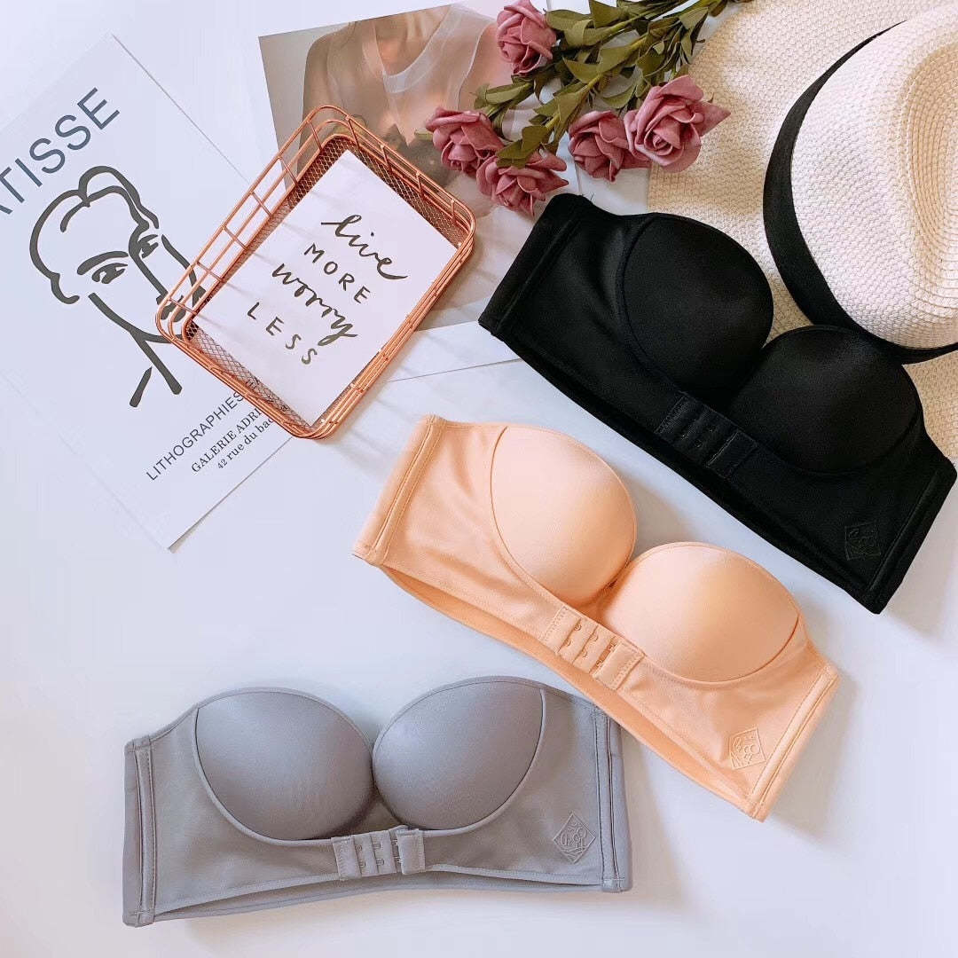 🔥Invisible Strapless Super Push Up Bra - Fashionpara