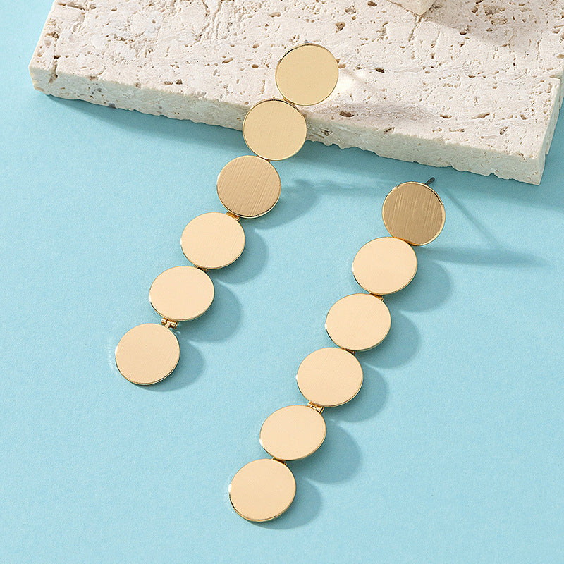 Heart-shaped Tassel Earrings