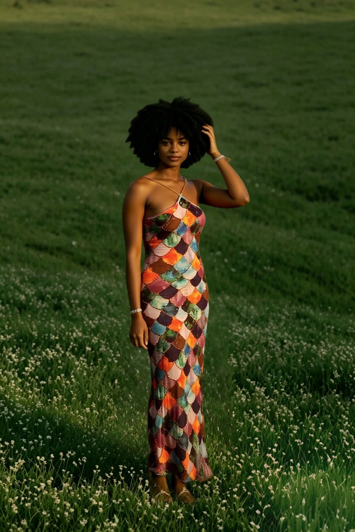 Off-Shoulder Maxi Dress