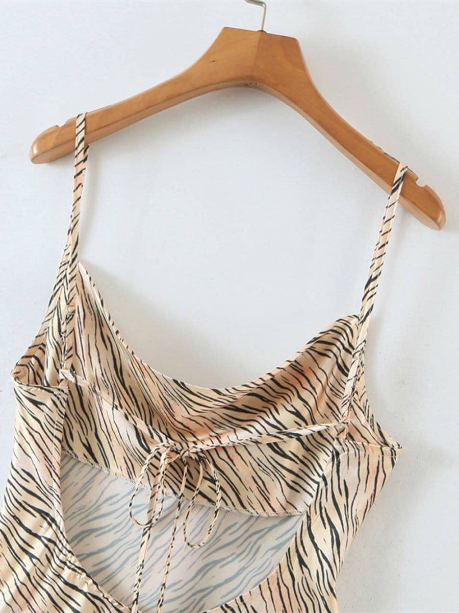 Backless Midi Dress - Fashionpara