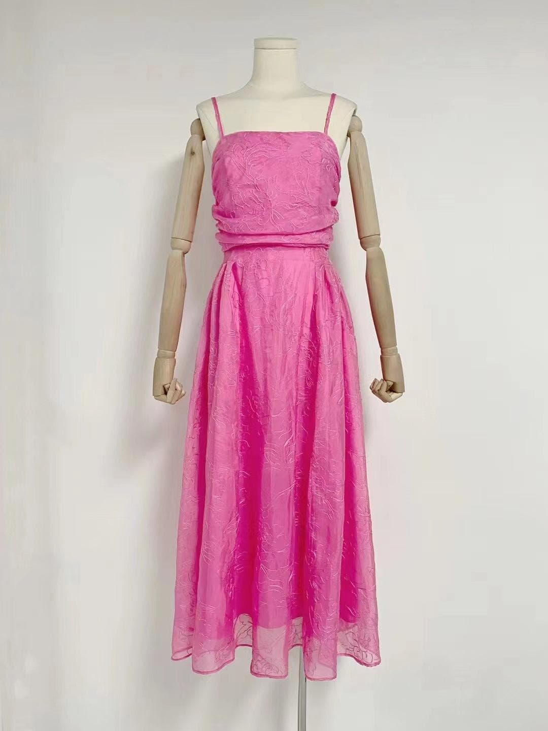 KittenAlarm - Barb Spaghetti Strap A-line Dress