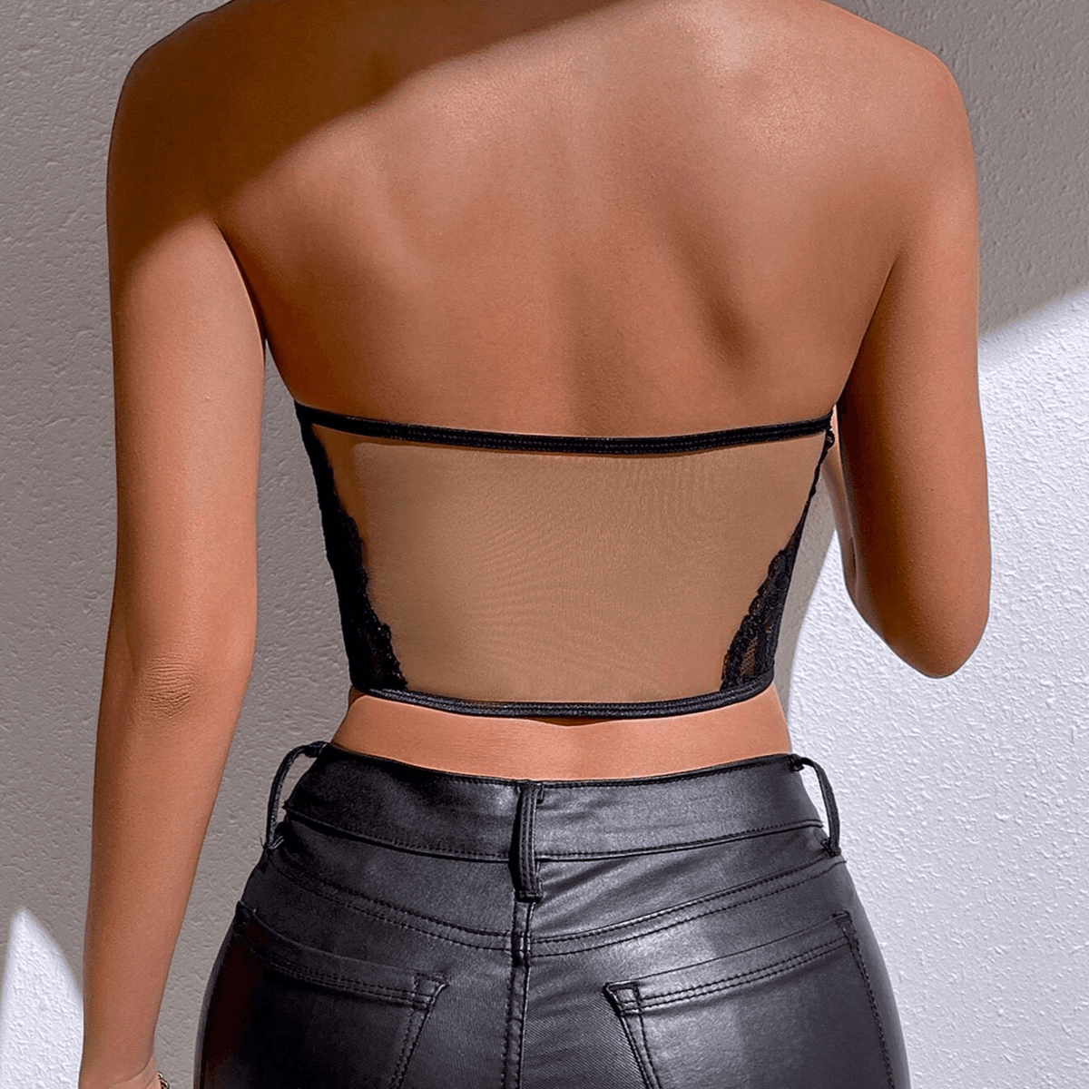 KittenAlarm - Barbie Strapless Lace Up Corset top