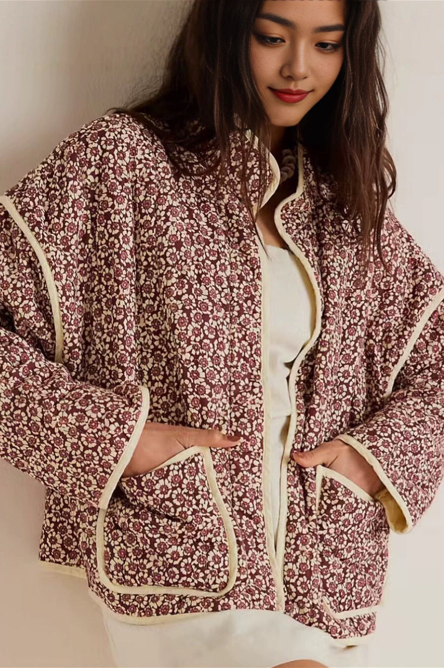 Stylish Quilted Padded Coat for Cozy Winter Warmth