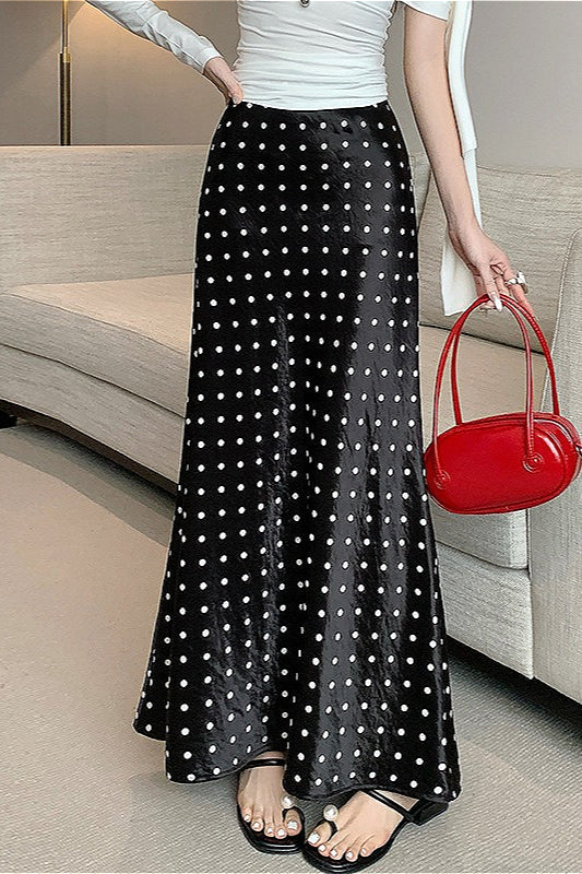 French Style Polka Dot Skirt